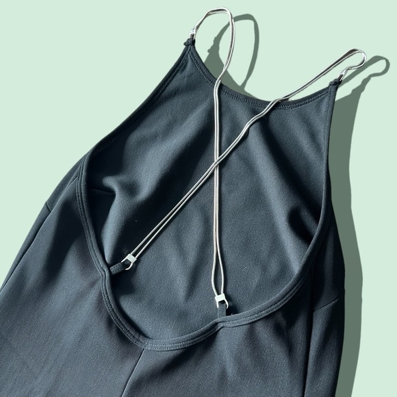 Vintage Women’s Rampage Black Form Fitting Dress Y2K Silver Chain Straps Sz 11 - Picture 11 of 14